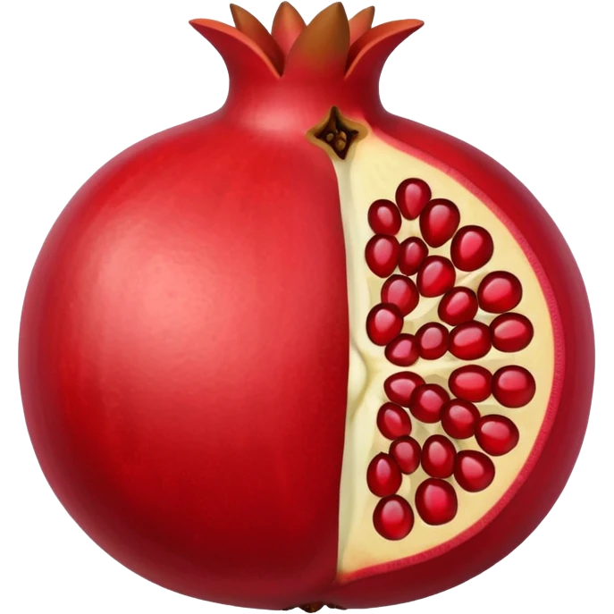 pomegranate with seeds emoji