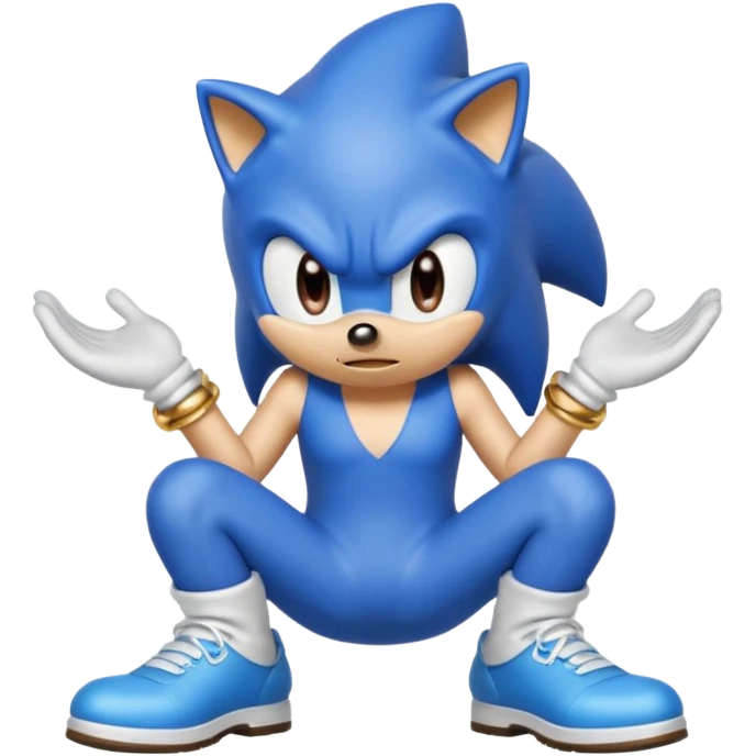 Sonic pooping emoji