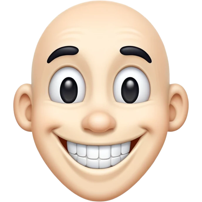 Goofy with a big smile emoji