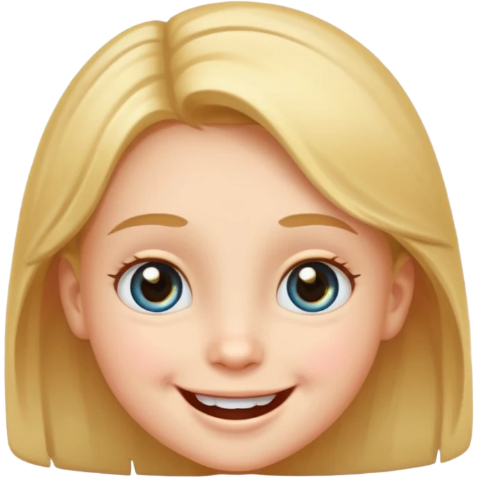 Happy child face emoji