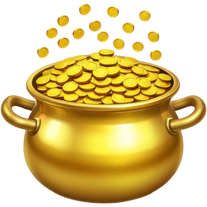 Pot of gold emoji