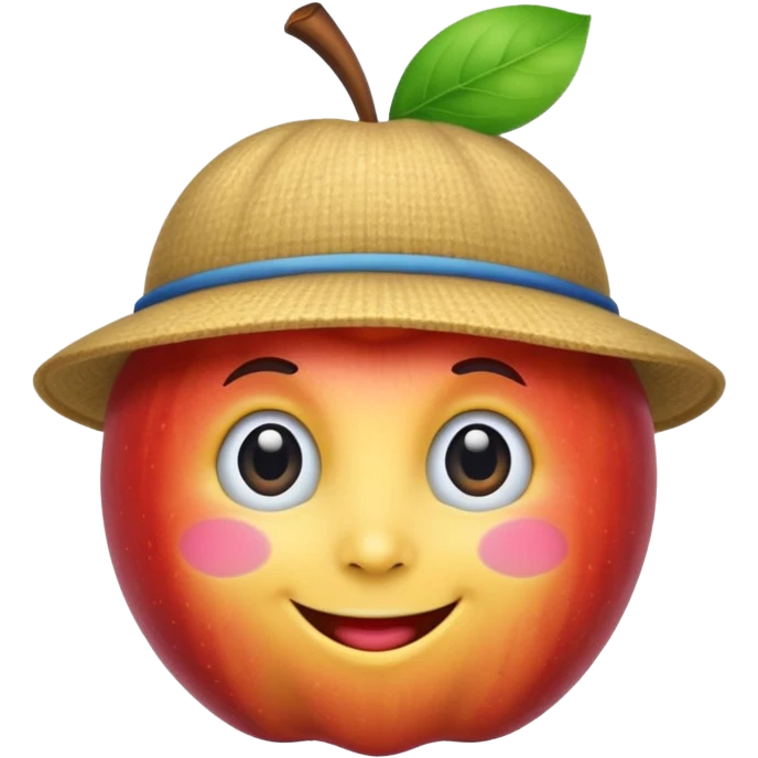 fruit with hat emoji