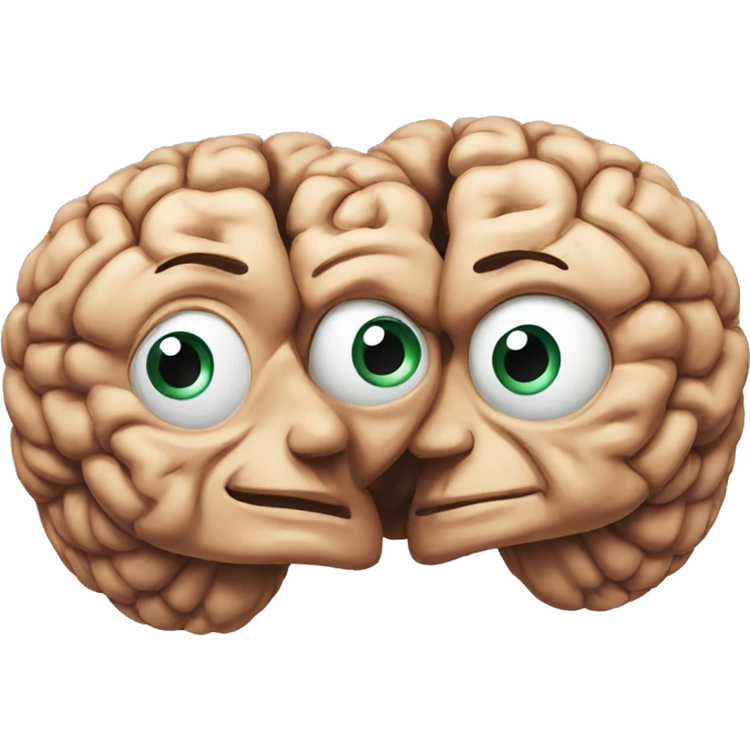 One brain for two emoji