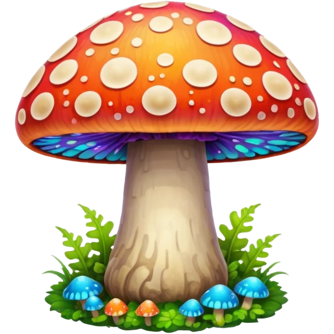 Психоделический гриб emoji