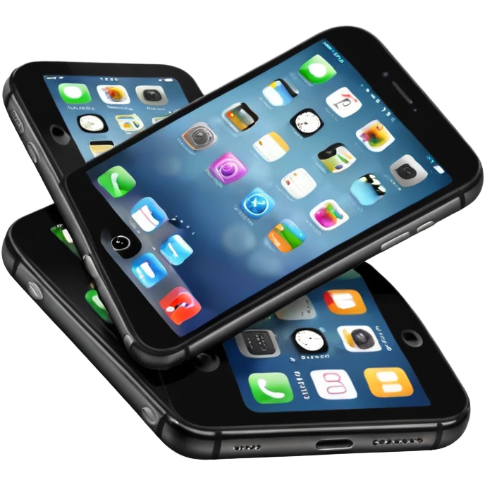Iphone spento frontale emoji