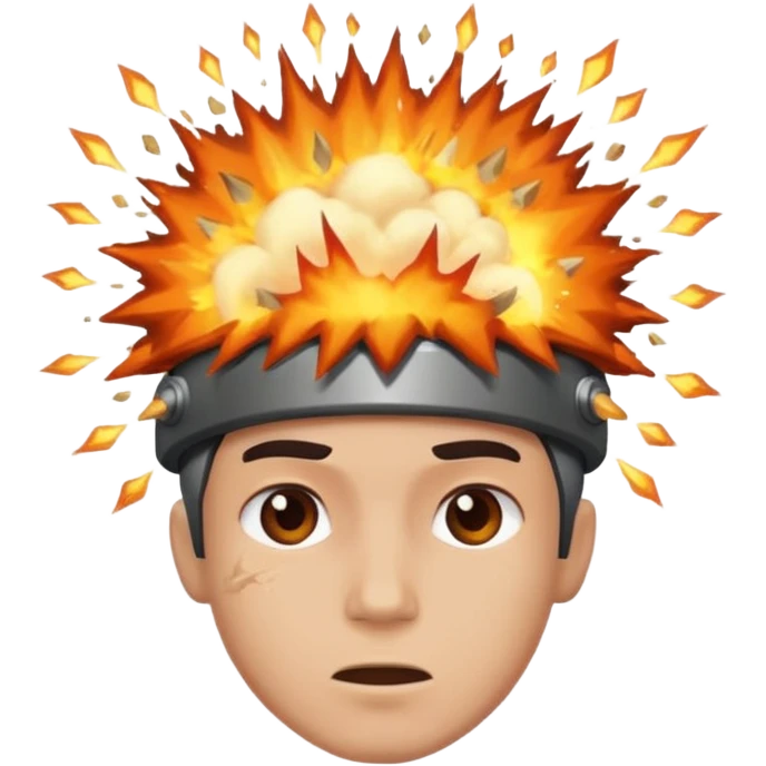 Через со взрывом на голове emoji