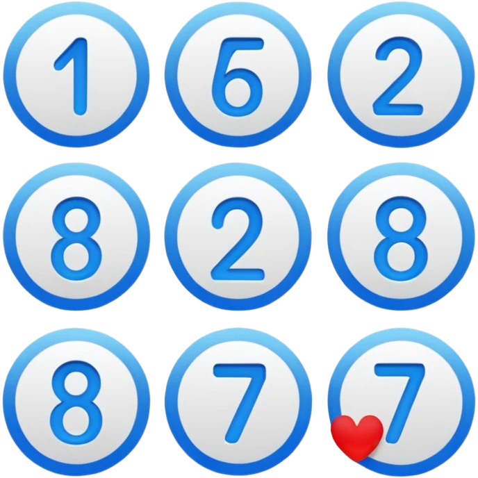  6 7  emoji