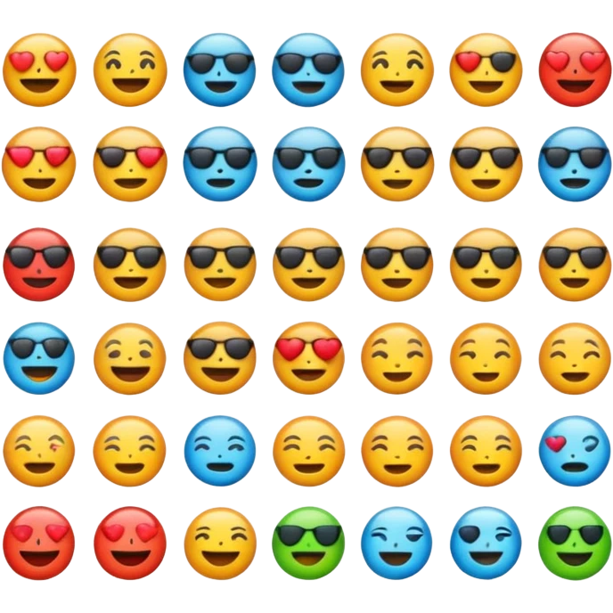 Non-obvious emoji for advertising emoji