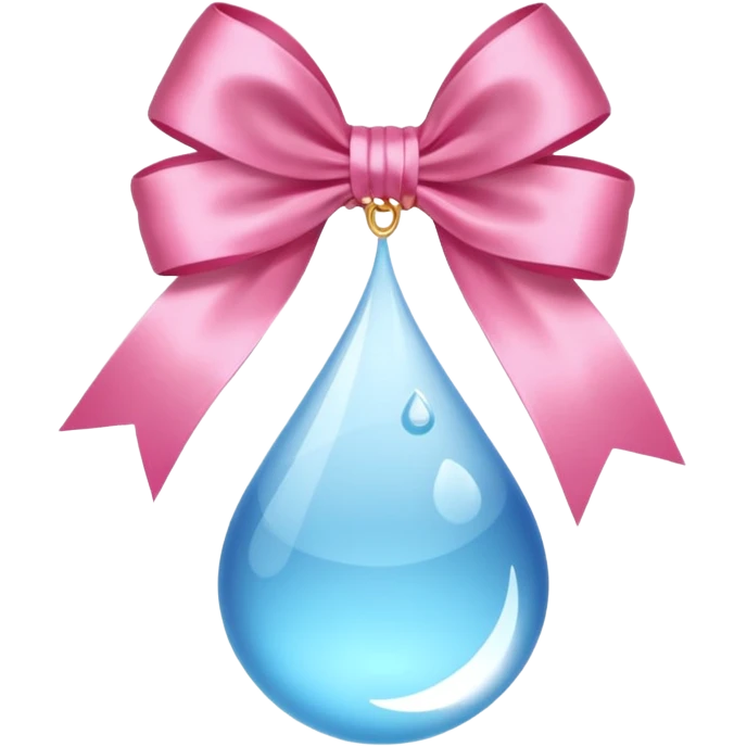 Water Pink Bow emoji