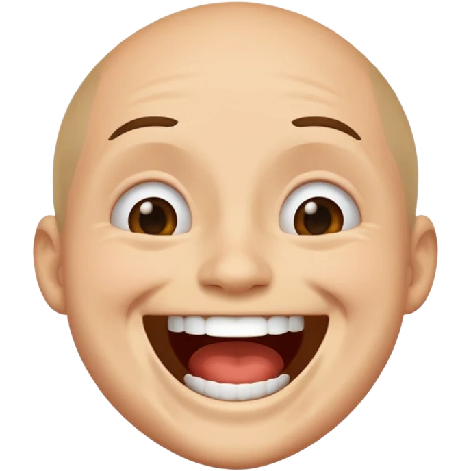Fake laughing emoji