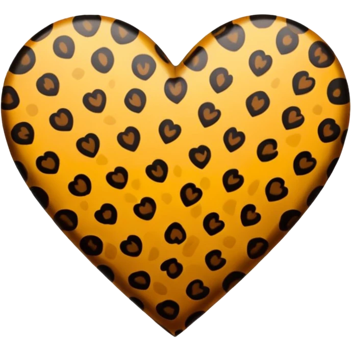 Cuore leopardato  emoji