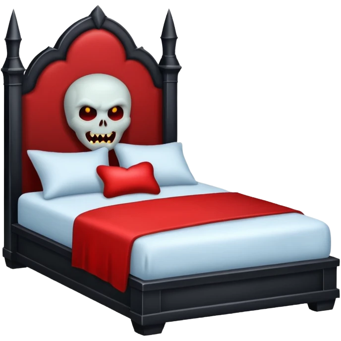 Vampire bed emoji