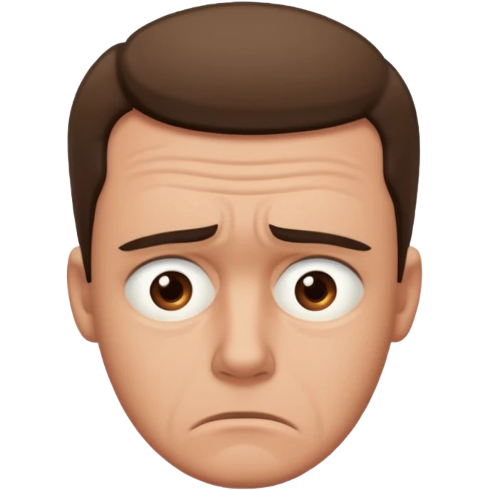 worried man emoji