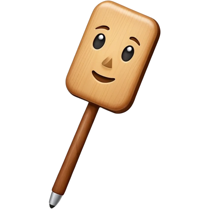 classic finger pointer stick toy, simple, playful, clear details emoji