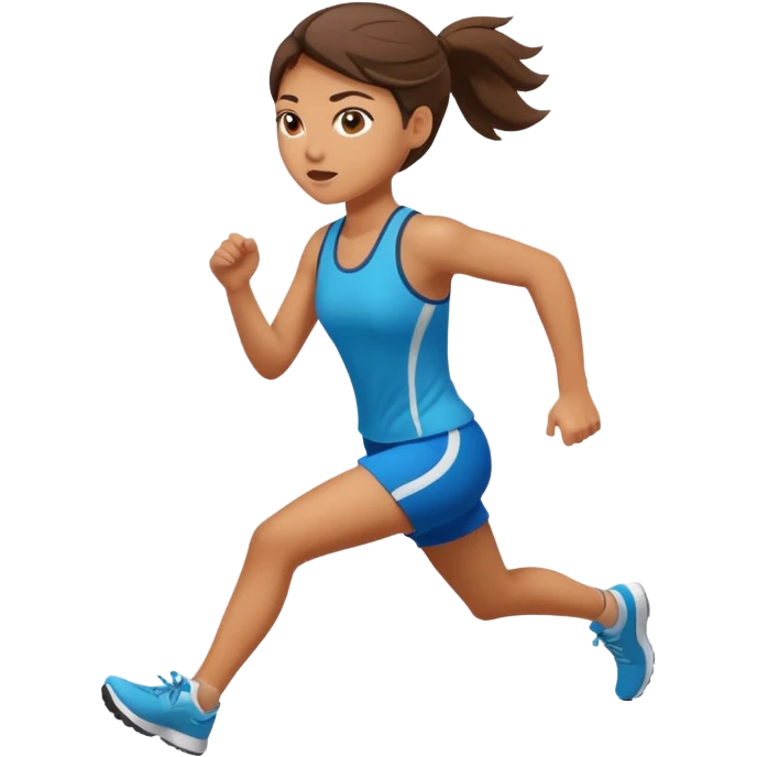 Chica corriendo  emoji