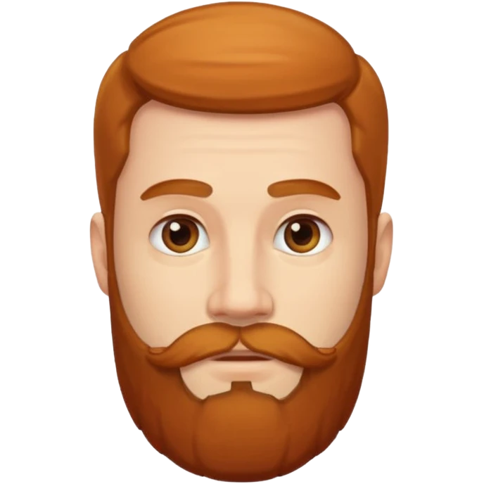 the man with a beard only on his chin emoji