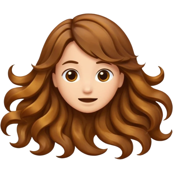 Hair shaking  emoji