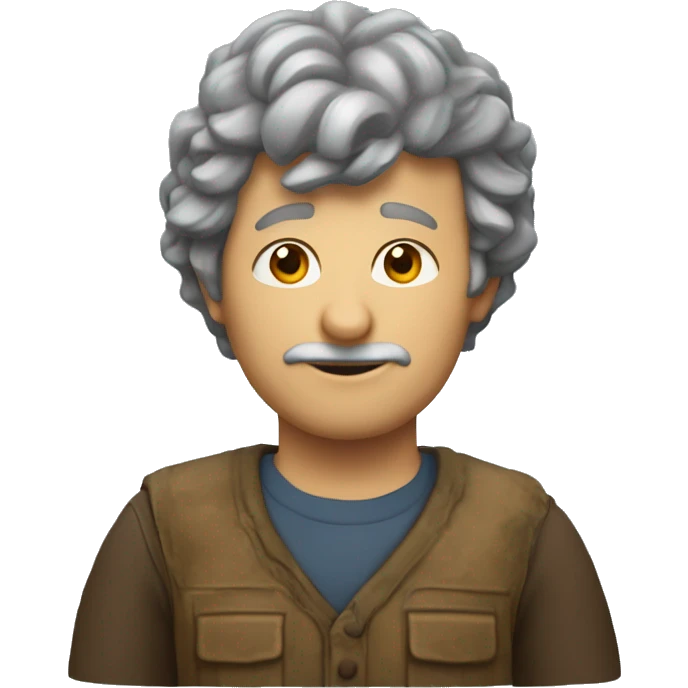 Мужчина в образе петуха emoji