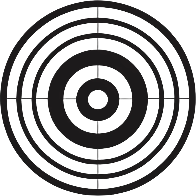 A target emoji