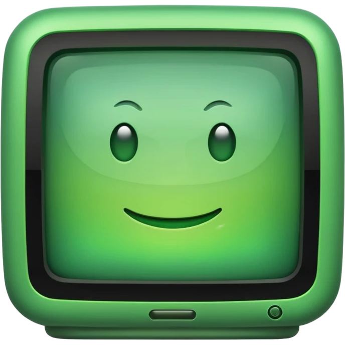 green monitor emoji