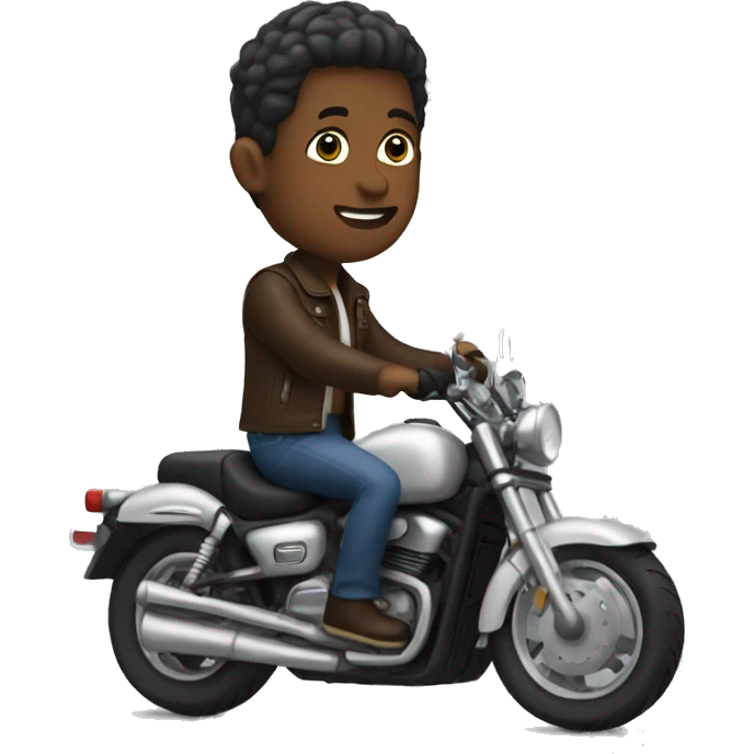 Me on a motorcycle emoji