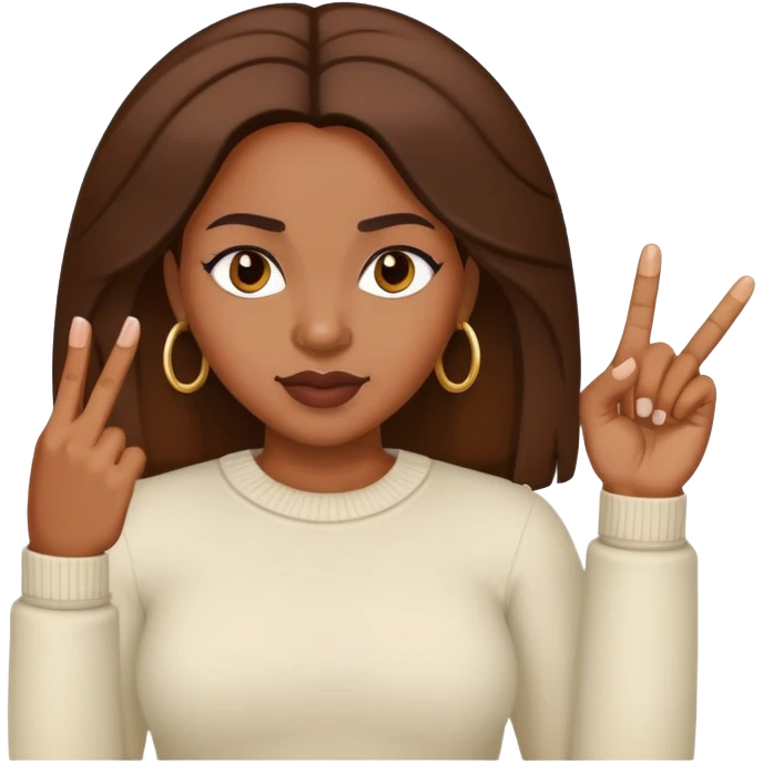 black lady using middle finger  emoji