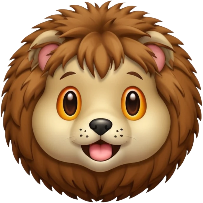 Hairy balls emoji