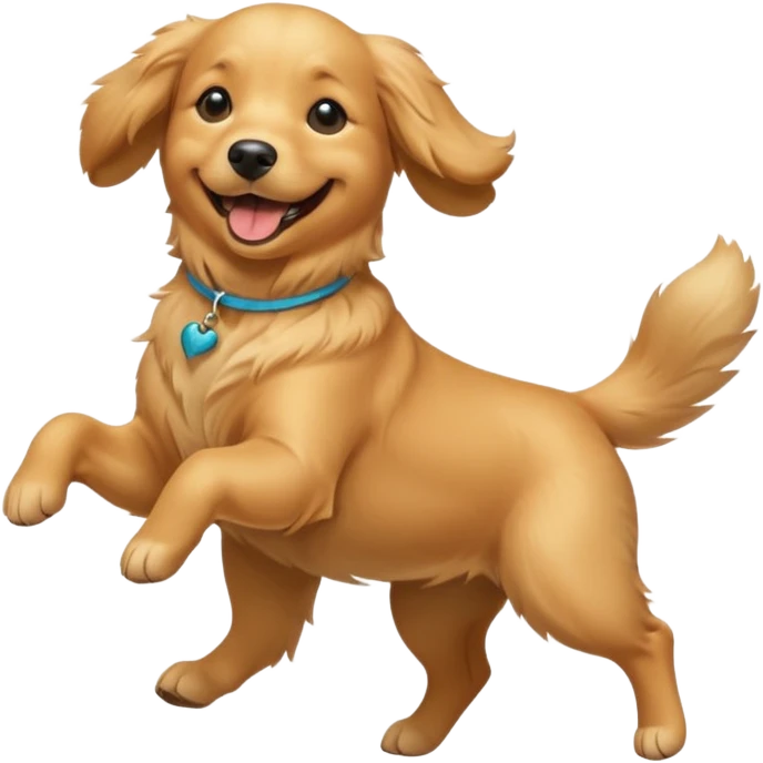 Dancing dog emoji