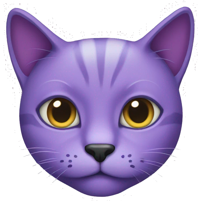purple cat emoji