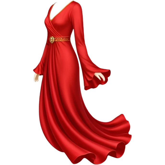 a red sleeve emoji