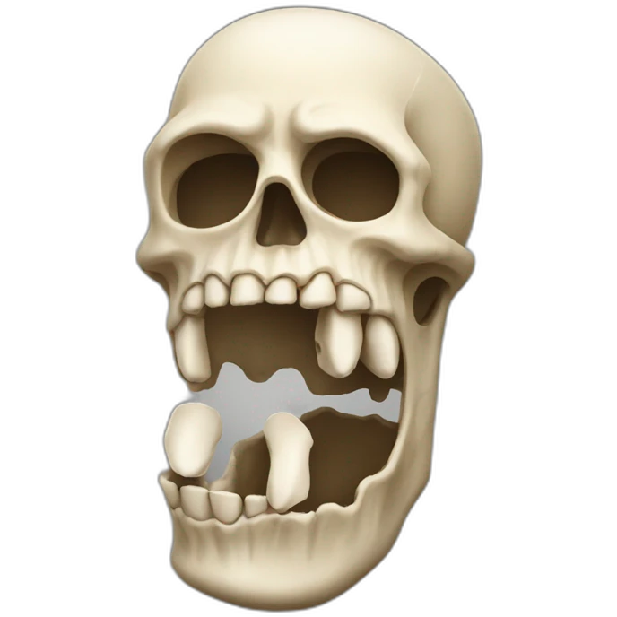 dumping bone man emoji
