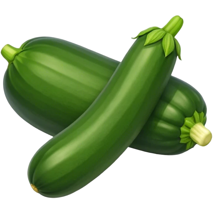 zucchini dark green emoji