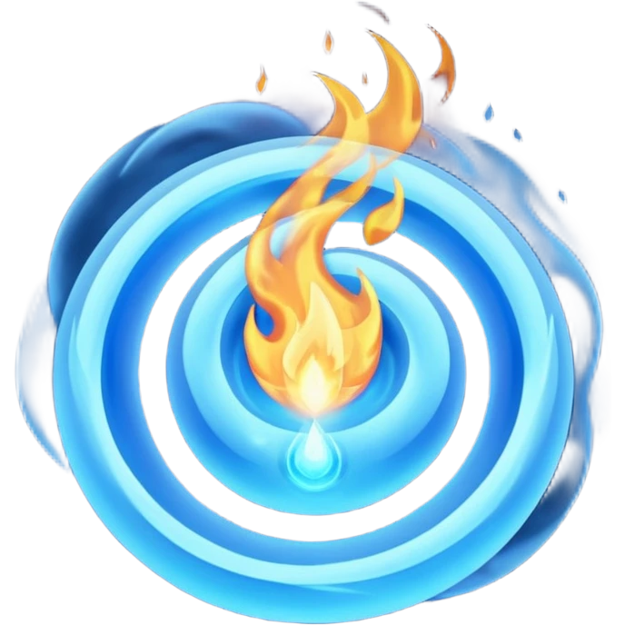 blue fire emoji