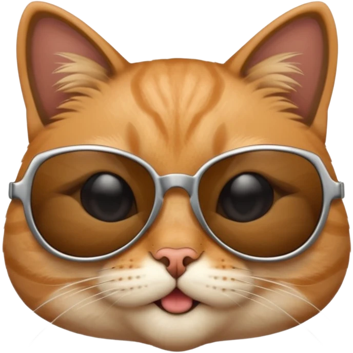 Cat wearing sunglasses emoji