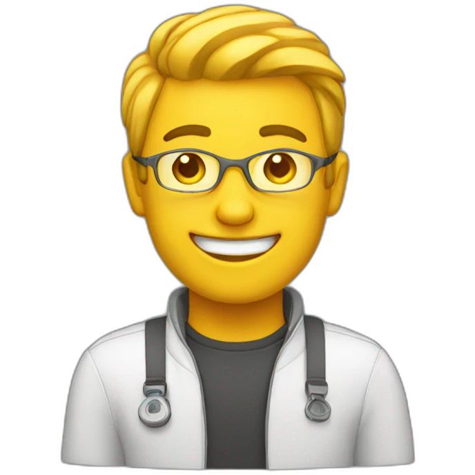 Happy programmer emoji