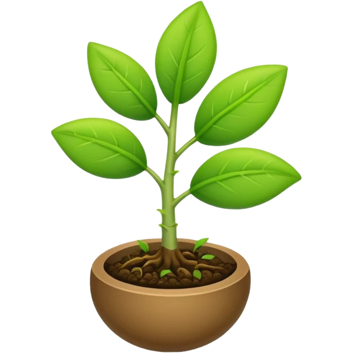 Plant growting emoji