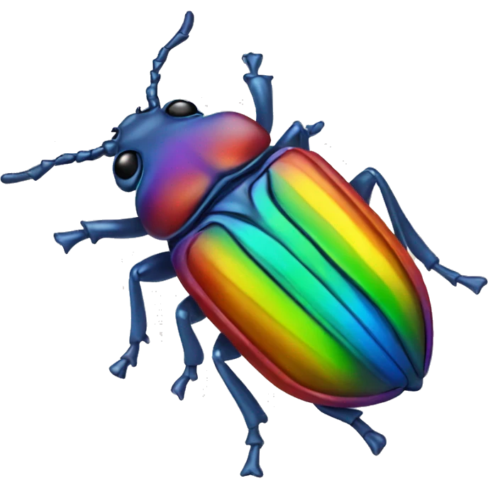 rainbow beetle  emoji