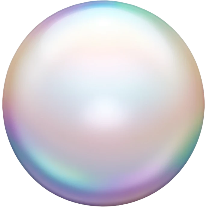 a pearl emoji