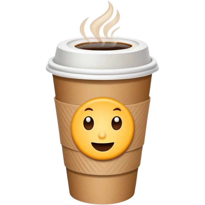 Takeaway coffee emoji