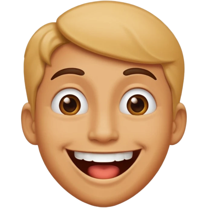 Funny face smile joke emoji