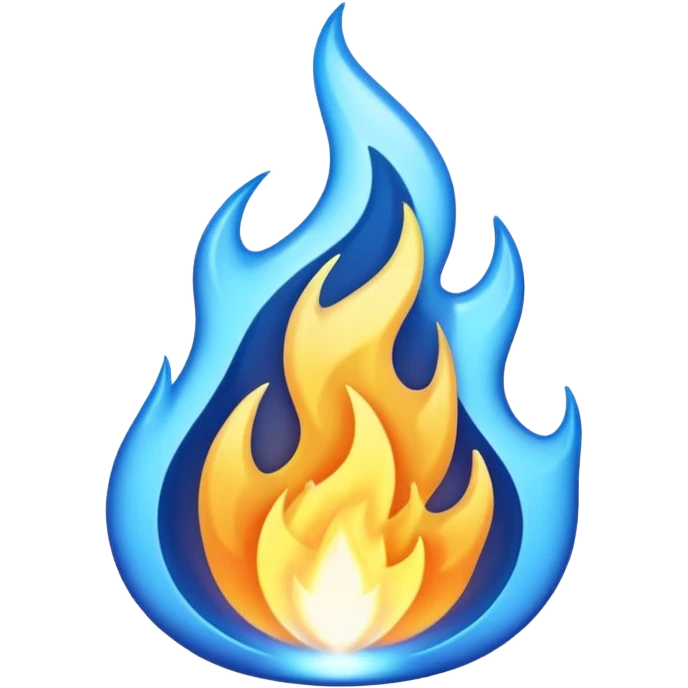 💙🔥 emoji