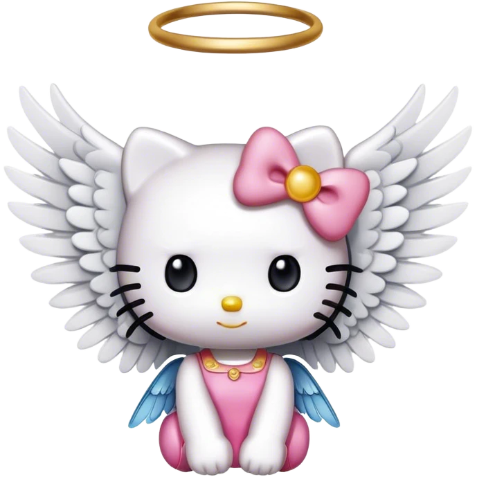 hello kitty with wings emoji