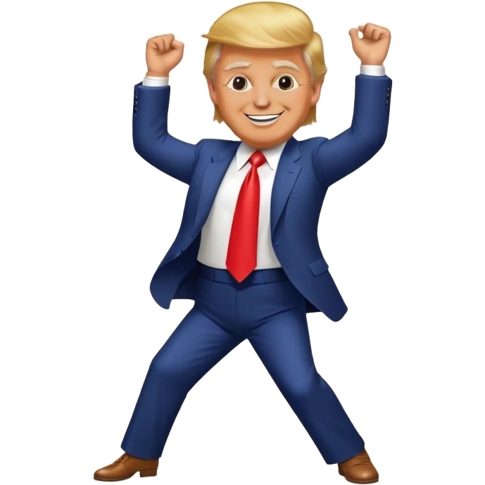 Trump is dancing emoji