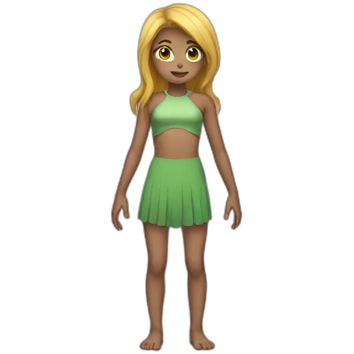 girl with big thorax emoji