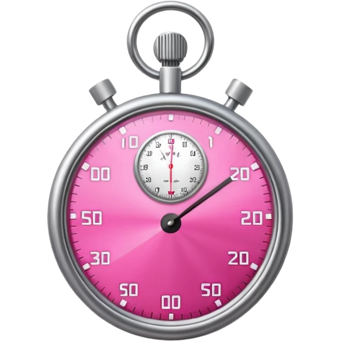 pink stopwatch  emoji