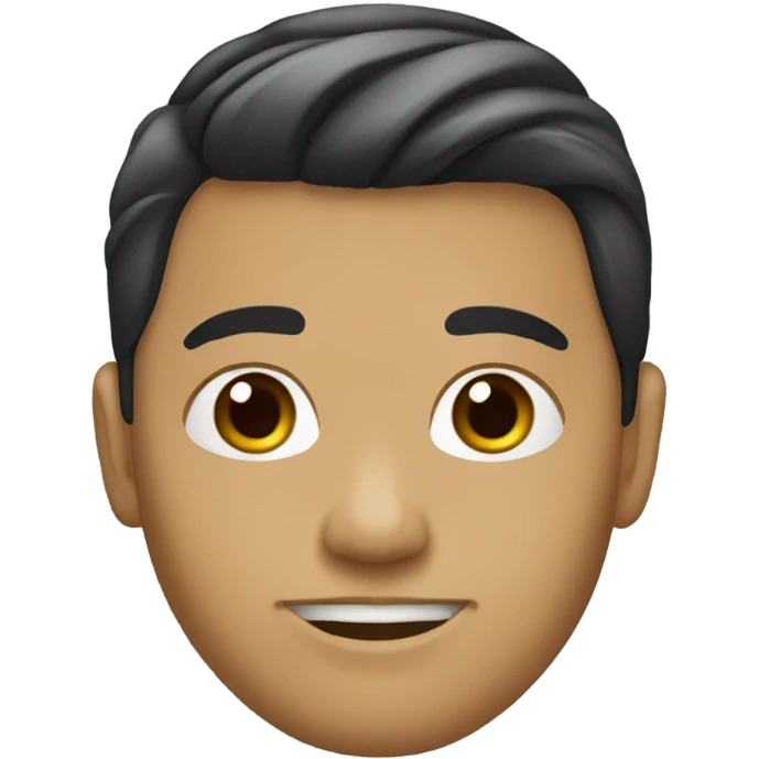  china de pelo negro emoji