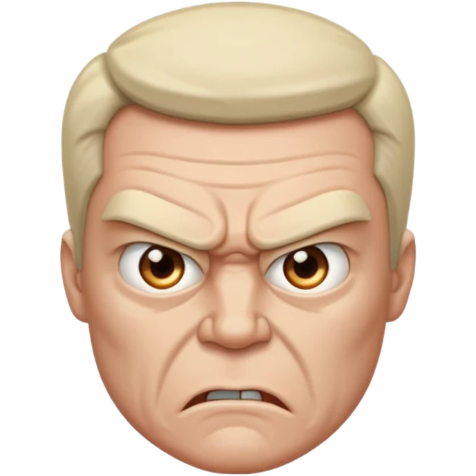 depressed angry man  emoji