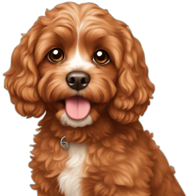 red cavapoo emoji