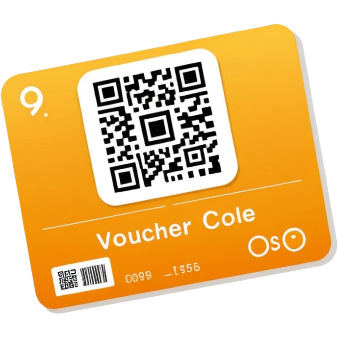 ACCEPTED PARTICIPATION METHODS — Voucher with QR code emoji