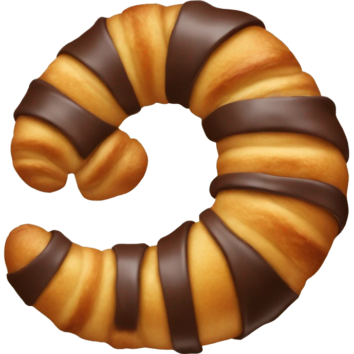 Chocolate Croissant emoji